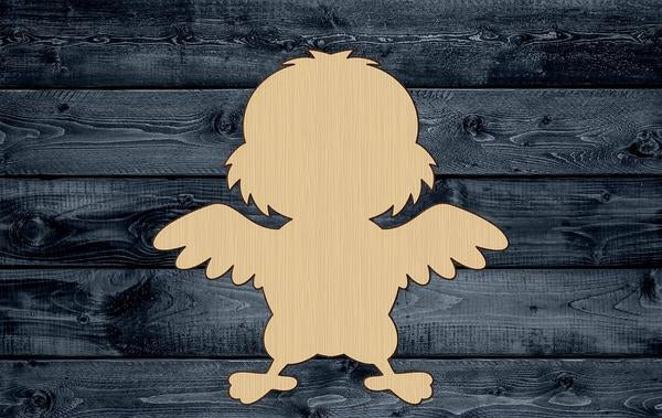 Chicken Chick Hen Bird Wood Cutout Silhouette Blank Unpainted Sign 1/4 inch thick