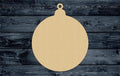 Christmas Ornament Wood Cutout Shape Silhouette Blank Unpainted Sign 1/4 inch thick