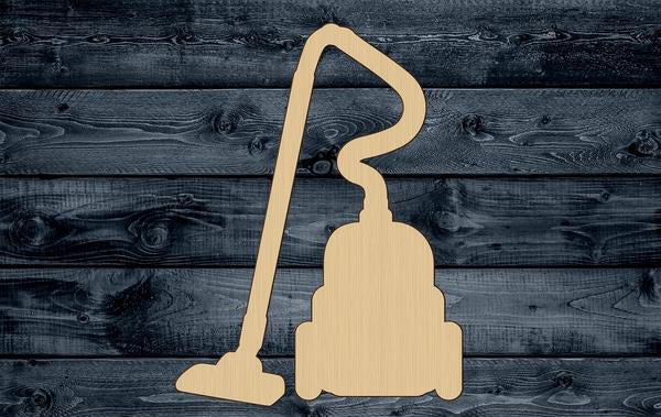 Cleaning Vacuum Cleaner Wood Cutout Shape Silhouette Blank Unpainted Sign 1/4 inch thick
