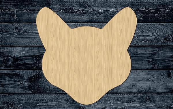 Corgi Dog Pup Pet Wood Cutout Silhouette Blank Unpainted Sign 1/4 inch thick
