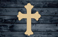 Cross Christian Wood Cutout Shape Silhouette Blank Unpainted Sign 1/4 inch thick