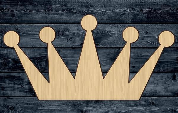 Crown Royal King Queen Princess Unpainted Wood Cutout Sign 1/4 inch thick