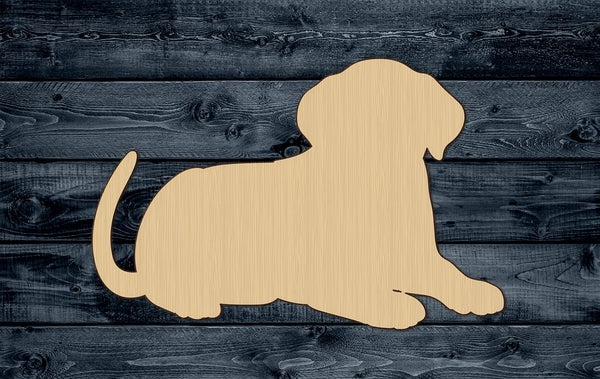 Dog Beagle Puppy Baby Pet Pup Animal Wood Cutout Shape Silhouette Blank Unpainted Sign 1/4 inch thick