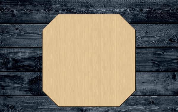 Diamond Gem Jewel Wood Cutout Shape Silhouette Blank Unpainted Sign 1/4 inch thick