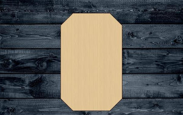 Diamond Gem Jewel Wood Cutout Shape Silhouette Blank Unpainted Sign 1/4 inch thick