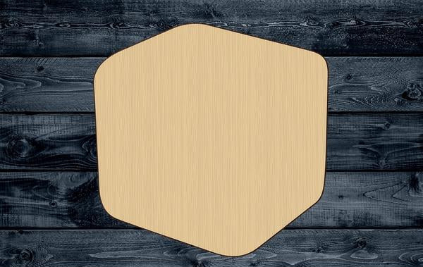 Dice Cube Gambling Wood Cutout Shape Silhouette Blank Unpainted Sign 1/4 inch thick