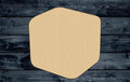 Dice Cube Gambling Wood Cutout Shape Silhouette Blank Unpainted Sign 1/4 inch thick