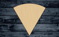 Disk Sixth Slice Pizza Wood Cutout Contour Silhouette Blank Unpainted Sign 1/4 inch thick