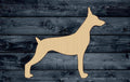 Dog Doberman Pet Wood Cutout Silhouette Blank Unpainted Sign 1/4 inch thick