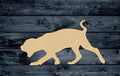 Dog Pet Pup Wood Cutout Shape Contour Unpainted Sign 1/4 inch thick