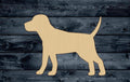 Dog Pup Pet Wood Cutout Shape Silhouette Blank Unpainted Sign 1/4 inch thick