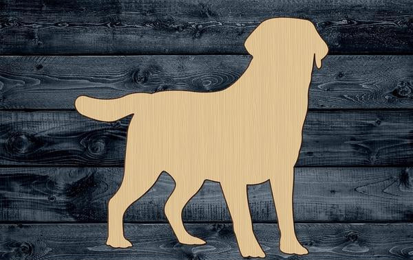 Dog Pup Pet Wood Cutout Silhouette Blank Unpainted Sign 1/4 inch thick