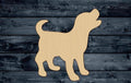 Dog Pup Pet Wood Cutout Silhouette Blank Unpainted Sign 1/4 inch thick