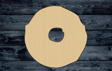 Donut Desert Sweet Wood Cutout Silhouette Blank Unpainted Sign 1/4 inch thick