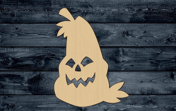 Pumpkin Stack Halloween Stem Wood Cutout Shape Silhouette Blank Unpainted Sign 1/4 inch thick