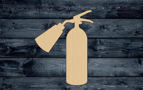 Extinguisher Fire Wood Cutout Shape Silhouette Blank Unpainted Sign 1/4 inch thick
