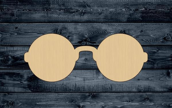 Eyeglasses Sunglasses Wood Cutout Shape Silhouette Blank Unpainted Sign 1/4 inch thick