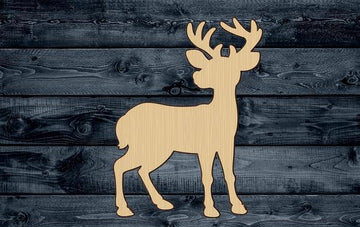 Fawn Deer Baby Wood Cutout Shape Silhouette Blank Unpainted Sign 1/4 inch thick