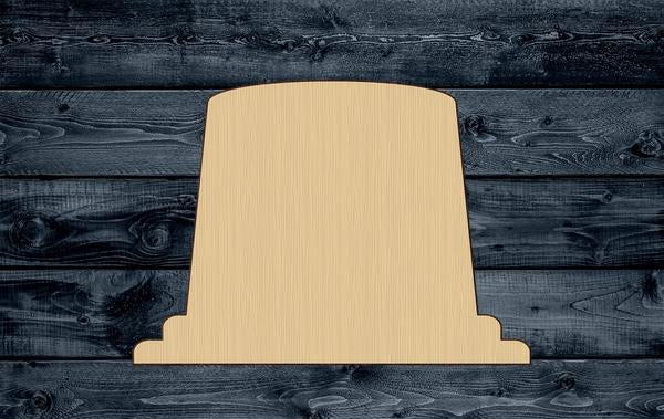 Flasher Lights Police Wood Cutout Shape Silhouette Blank Unpainted Sign 1/4 inch thick