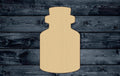 Flask Magic Halloween Jar Wood Cutout Shape Silhouette Blank Unpainted Sign 1/4 inch thick