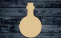 Flask Magic Halloween Jar Wood Cutout Shape Silhouette Blank Unpainted Sign 1/4 inch thick