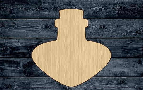 Flask Magic Halloween Jar Wood Cutout Shape Silhouette Blank Unpainted Sign 1/4 inch thick