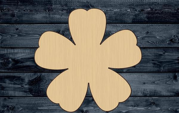 Flower Spring Garden Wood Cutout Shape Silhouette Blank Unpainted Sign 1/4 inch thick