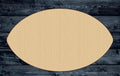 Football Ball Sports Wood Cutout Shape Silhouette Blank Unpainted Sign 1/4 inch thick