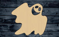 Ghost Phantom Halloween Wood Cutout Silhouette Blank Unpainted Sign 1/4 inch thick