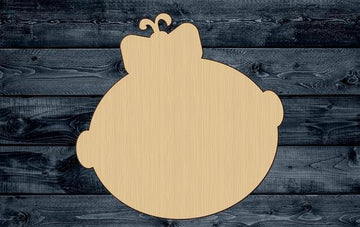 Girl It&#39;s a Wood Cutout Shape Silhouette Blank Unpainted Sign 1/4 inch thick