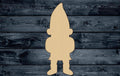 Gnome Garden Wood Cutout Shape Silhouette Blank Unpainted Sign 1/4 inch thick