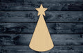 Hat Party Birthday Wood Cutout Shape Silhouette Blank Unpainted Sign 1/4 inch thick
