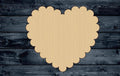 Heart Love Valentinie Wood Cutout Shape Silhouette Blank Unpainted Sign 1/4 inch thick
