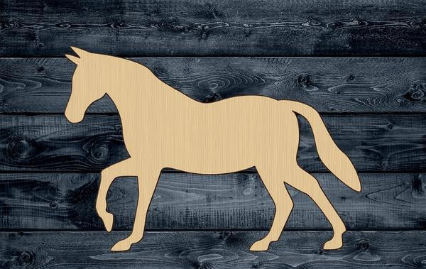 Horse Farm Animal Wood Cutout Shape Silhouette Blank Unpainted Sign 1/4 inch thick