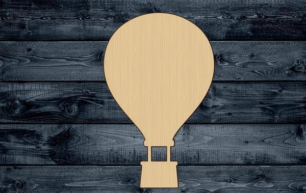 Hot Air Balloon Travel Shape Silhouette Blank Unpainted Wood Cutout Sign 1/4 inch thick