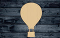Hot Air Balloon Travel Shape Silhouette Blank Unpainted Wood Cutout Sign 1/4 inch thick