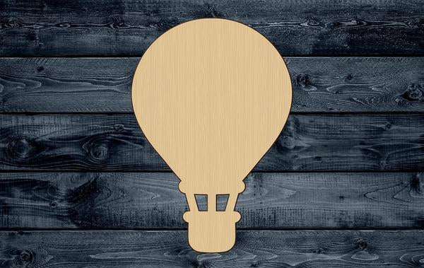 Hot Air Balloon Travel Shape Silhouette Blank Unpainted Wood Cutout Sign 1/4 inch thick
