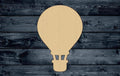 Hot Air Balloon Travel Shape Silhouette Blank Unpainted Wood Cutout Sign 1/4 inch thick