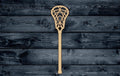 Lacrosse Stick Sport Wood Cutout DIY Craft Shape Silhouette Blank Unpainted Sign 1/4 inch thick