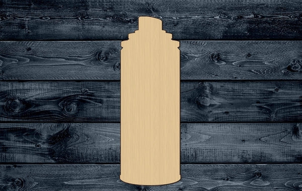 Spray Can Salon Beauty Wood Cutout Shape Silhouette Blank Unpainted Sign 1/4 inch thick