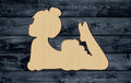 Ballet Dress Ballerina Baby Girl Tutu Wood Cutout Shape Silhouette Blank Unpainted Sign 1/4 inch thick