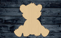 Teddy Bear Toy Animal Shape Silhouette Blank Unpainted Wood Cutout Sign 1/4 inch thick