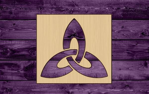 Knot Celtic Wood Cutout Silhouette Blank Unpainted Sign Stencil 1/4 inch thick