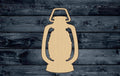 Lantern Lamp Wood Cutout Shape Silhouette Blank Unpainted Sign 1/4 inch thick