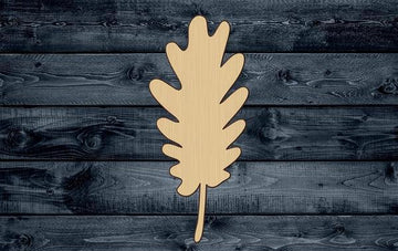Leaf Plant Fern Wood Cutout Shape Silhouette Blank Unpainted Sign 1/4 inch thick