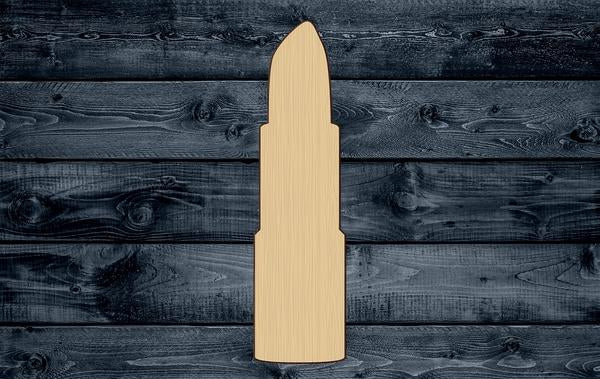 Lipstick Beauty Lips Wood Cutout Shape Silhouette Blank Unpainted Sign 1/4 inch thick
