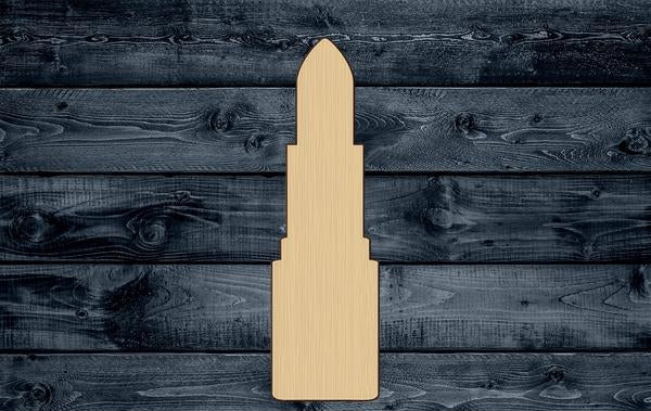 Lipstick Beauty Lips Wood Cutout Shape Silhouette Blank Unpainted Sign 1/4 inch thick