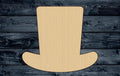 Magician Hat Contour Silhouette Blank Unpainted Wood Cutout Sign 1/4 inch thick