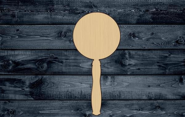 Magnifying Glass Wood Cutout Shape Silhouette Blank Unpainted Sign 1/4 inch thick