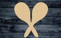 Maracas Music Wood Cutout Shape Silhouette Blank Unpainted Sign 1/4 inch thick